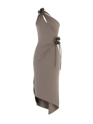 COPERNI: short dresses - Short Asymmetrical Flower Dress