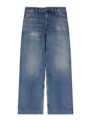 EMPORIO ARMANI: straight leg jeans - Wide Leg Jeans