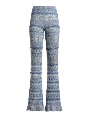 ETRO: jeans a zampa - Pantaloni Fit And Flare