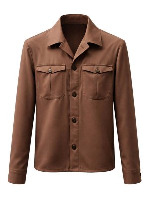 FRANZESE COLLECTION: shirts - Canonico Fabric Overshirt