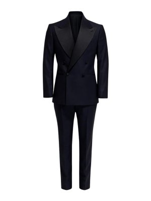 FRANZESE COLLECTION: blazers - Double-Breasted Pioneer Tuxedo Suit