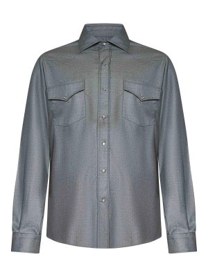 FRANZESE COLLECTION: シャツ - シャツ - グレー