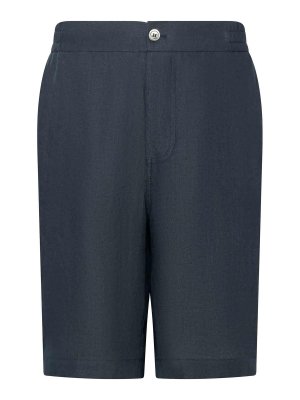 FRANZESE COLLECTION: pantaloni shorts - Bermuda Blu Notte