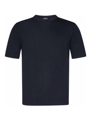 FRANZESE COLLECTION: t-shirt - shirt Scuro Morbida Seta E Cashmere