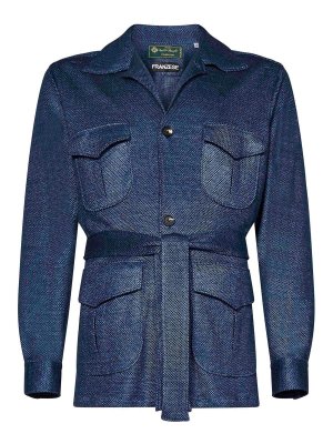 FRANZESE COLLECTION: denim jacket - David Beckham Model Saharan Jacket