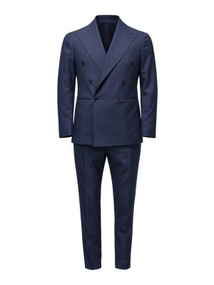 FRANZESE COLLECTION: completi da cerimonia - Abito Beckham  Tasmania Super  Gessato