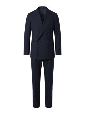 FRANZESE COLLECTION: Turtlenecks & Polo necks - Beckham Model Double-Breasted Suit