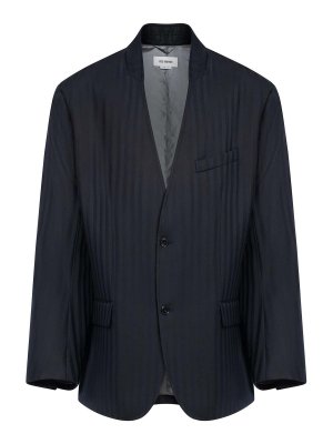 HED MAYNER: Vestes de costume - Blazer - Bleu