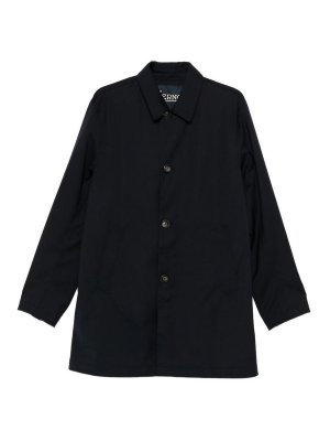 HERNO: trench coats - 3 Layers Wool Storm Fabric Raincoat