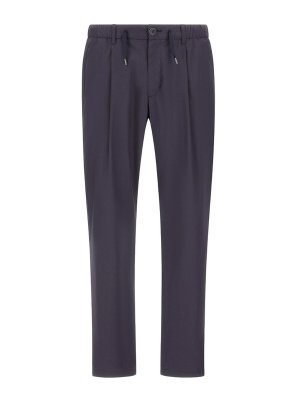HERNO: Pantalons casual - Pantalons Décontractés - Bleu