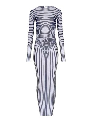 JEAN PAUL GAULTIER: Strickpullover mit Rundhalsausschnitt - Rundhalspullover - Beige