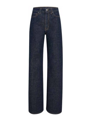 KHAITE: Jeans Rectos - Vaqueros Rectos - Azul