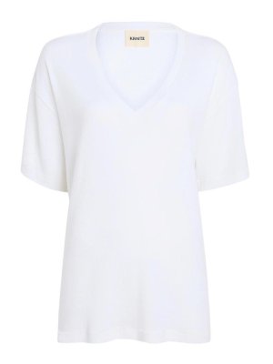 KHAITE: T-shirts - T-Shirt - Blanc