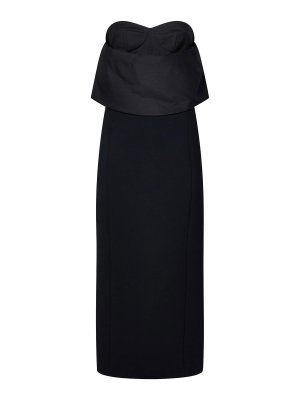 KHAITE: Robe longueur genou - Robe Au Genou - Noir