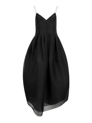 KHAITE: Robe longueur genou - Robe Au Genou - Noir