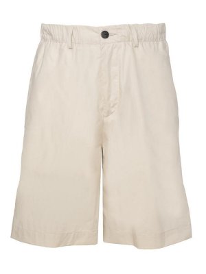 LOW BRAND: Trousers Shorts - Fit Cotton Bermuda Shorts