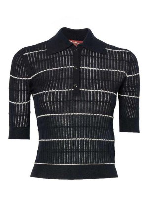 Max Mara: Poloshirts - Poloshirt - Blau