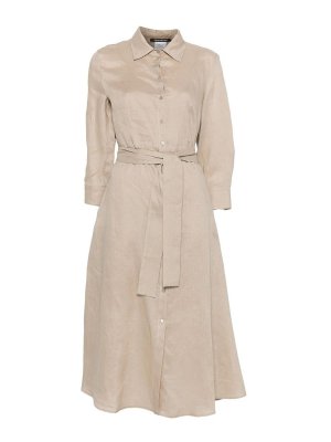 PENNYBLACK: Robe longueur genou - Robe Au Genou - Beige