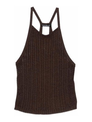 PENNYBLACK: Tops y camisetas sin mangas - Top - Marrón