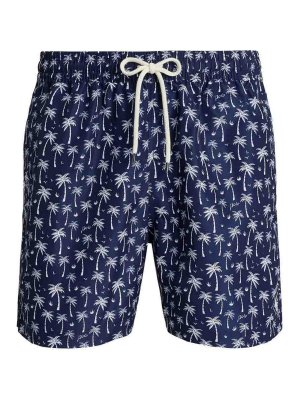 POLO RALPH LAUREN: Trousers Shorts - Blue Nylon 145-Cm Traveller Swim Shorts