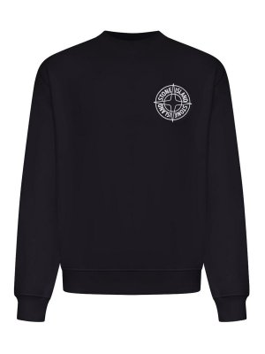 STONE ISLAND: スウェット＆セーター - スウェットシャツ/セーター - 黒