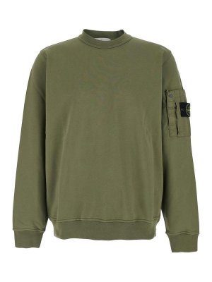 STONE ISLAND: Sweatshirts & Pulls - Sweat-Shirts - Vert