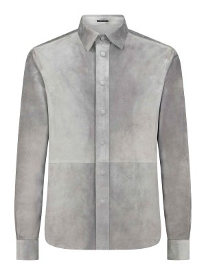 TOM FORD: Hemden - Hemd - Grau