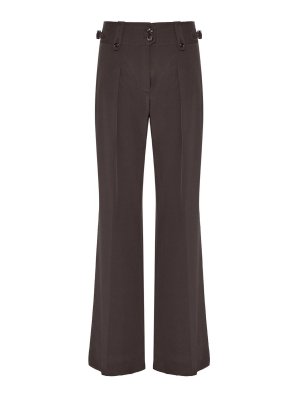 TOM FORD: casual trousers - Chocolate Brown Silk Trousers