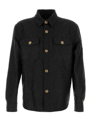 VERSACE: Chaquetas casual - Chaqueta Casual - Negro