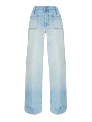 VICTORIA BECKHAM: ベルボトムジーンズ - フレアジーンズ - ブルー