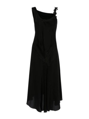 VICTORIA BECKHAM: Robe longueur genou - Robe Au Genou - Noir