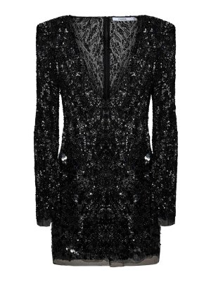 ROOM76: Robe longueur genou - Robe Au Genou - Noir
