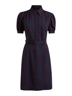 ETRO: short dresses - Blue Stretch Viscose Blend Minidress