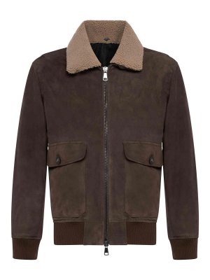 FRANZESE COLLECTION: bombers - Repellent Suede Lambsk