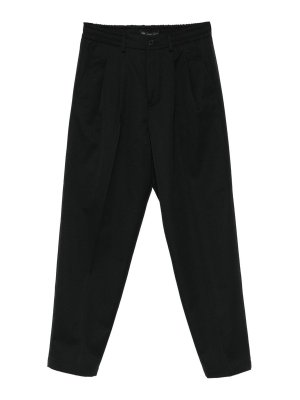 LOW BRAND: casual trousers - Special-Fit Black Virg