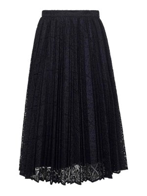 Max Mara: Faldas media pierna y semilargas - Falda Semilarga - Azul