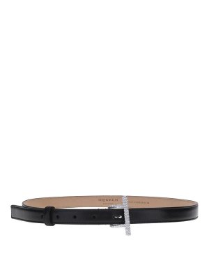 ALEXANDER MCQUEEN: Cinturones - Cinturón - Negro