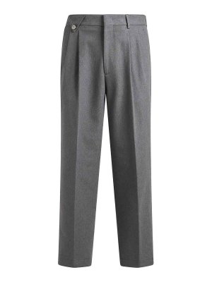 ETRO: Pantalones de sastrerìa - Pantalones De Sastrería - Gris