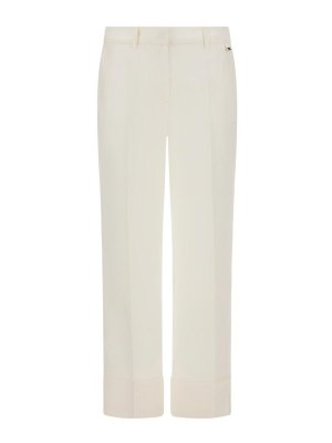 HERNO: Pantalons casual - Pantalons Décontractés - Blanc