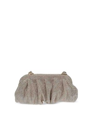 BENEDETTA BRUZZICHES: clutches - Venus La Grande Gold Clutch