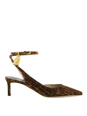 TOM FORD: sandals - Padlock Slingback