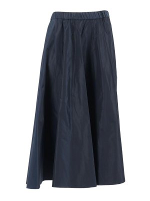 ASPESI: Knee length skirts & Midi - Navy blue midi skirt