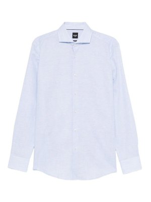 Hugo Boss: shirts - Light blue h hank shirt