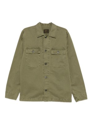CHESPEAKE: casual jackets - Jacket with pockets in military green color
