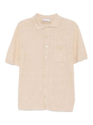DANIELE FIESOLI: polo shirts - Ribbed knit polo