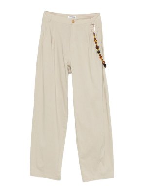 DARKPARK: camicie - Pantaloni Phebe con fascino di perline