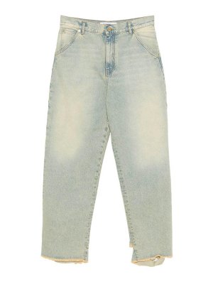 DARKPARK: jeans dritti, a sigaretta - Jeans larghi Lisa decorati con cintura