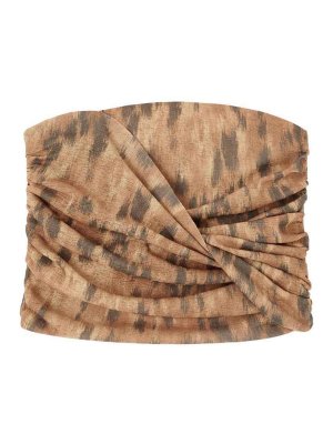 GANNI: Tops und Tank Tops - Top - Braun