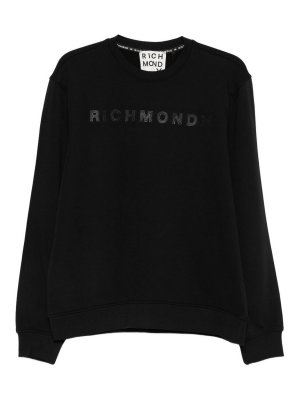 JOHN RICHMOND: Sweatshirts & Pulls - Sweat-Shirts - Noir
