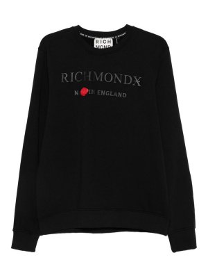 JOHN RICHMOND: Sweatshirts & Pulls - Sweat-Shirts - Noir